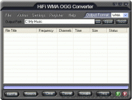 ! WMA OGG Converter screenshot